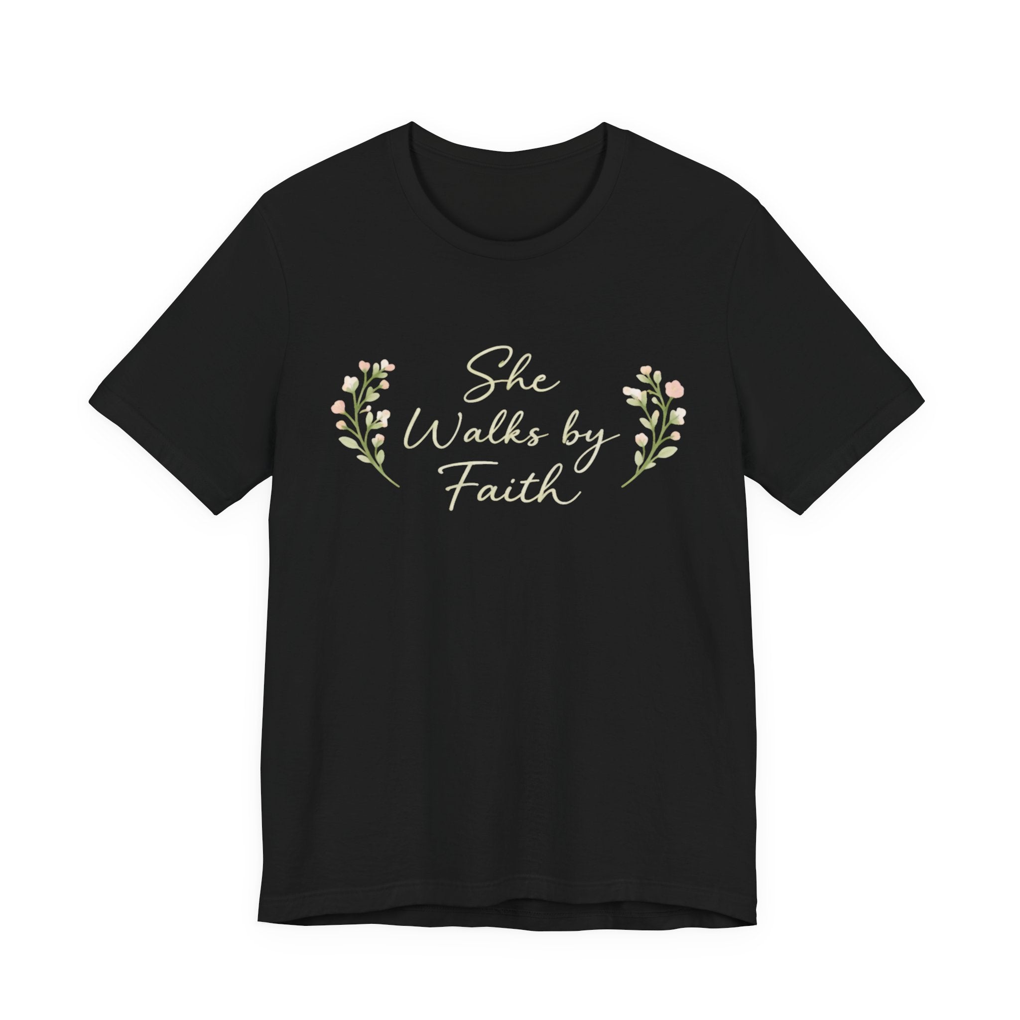 She Walks By Faith T Shirt
