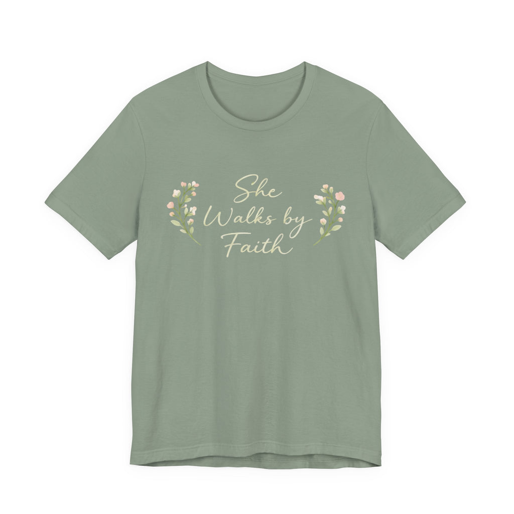 She Walks By Faith T Shirt