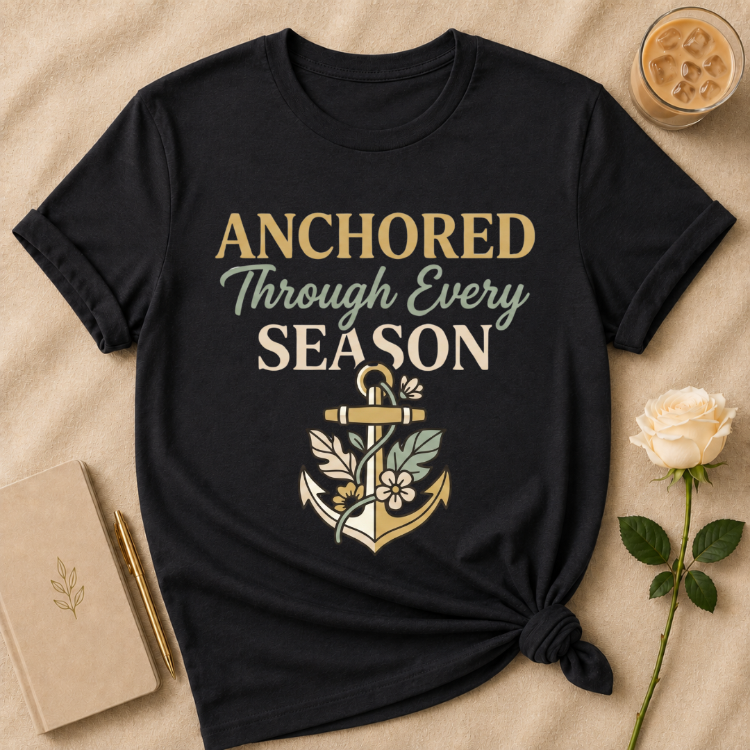 Anchored Through Every Season T Shirt