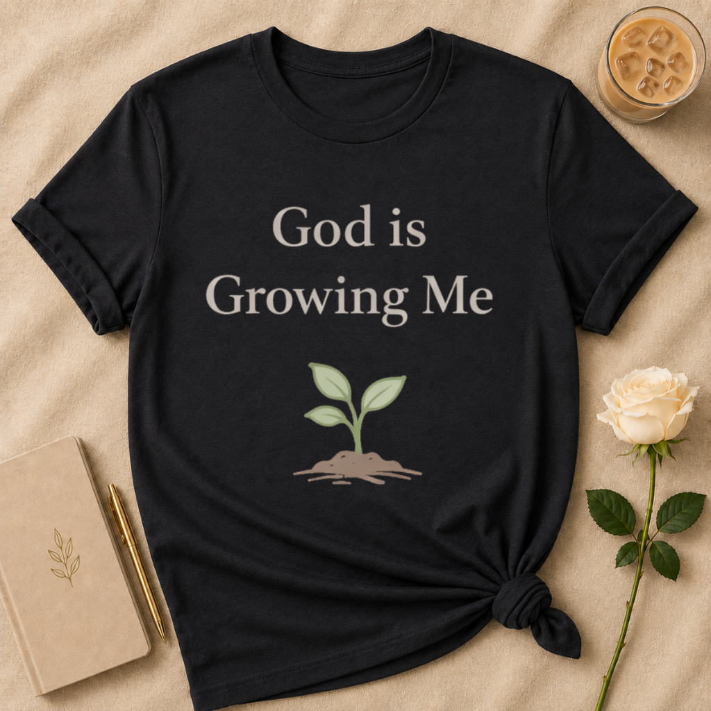 God is Growing Me T Shirt