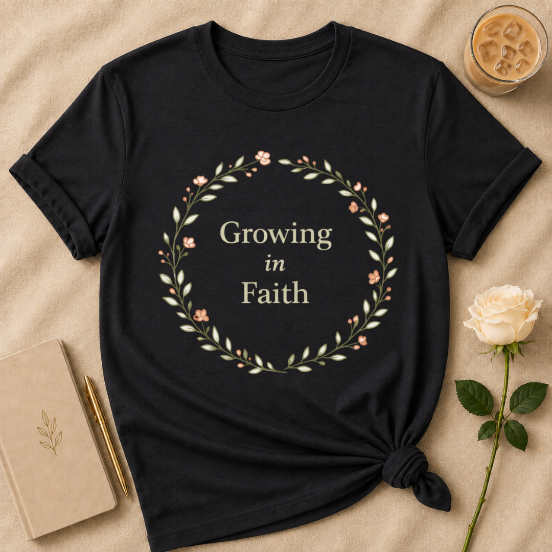 Growing in Faith T Shirt