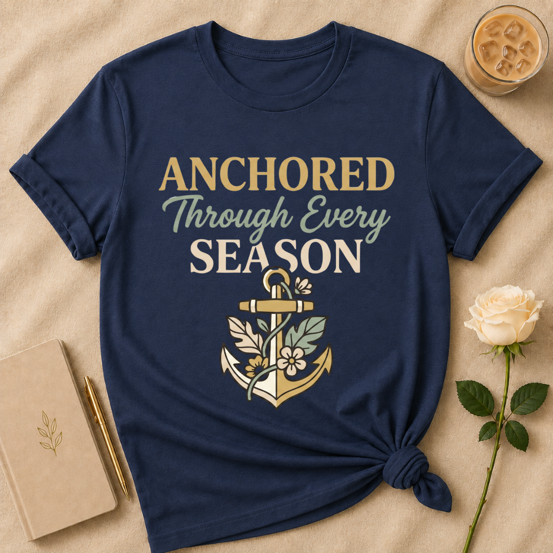 Anchored Through Every Season T Shirt