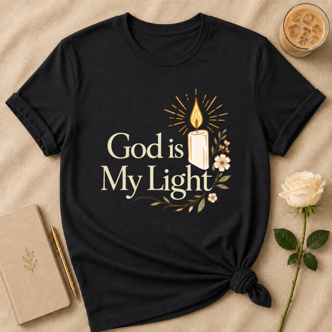 God is my light T Shirt