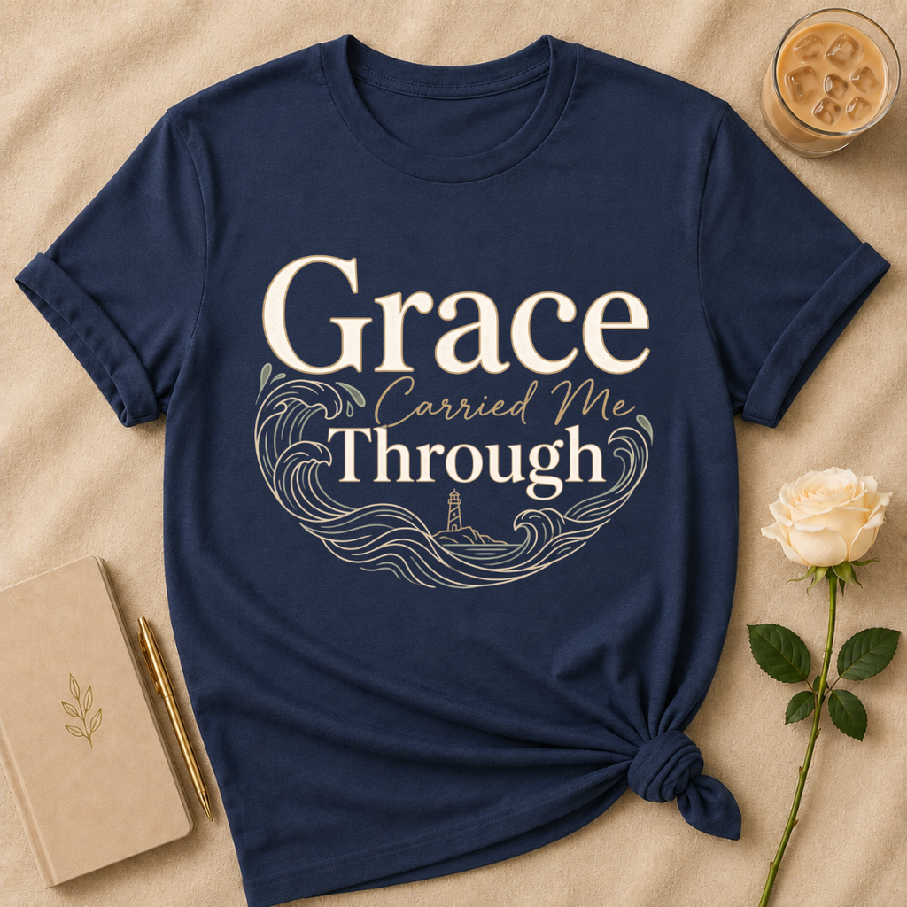Grace Carried Me Through T Shirt