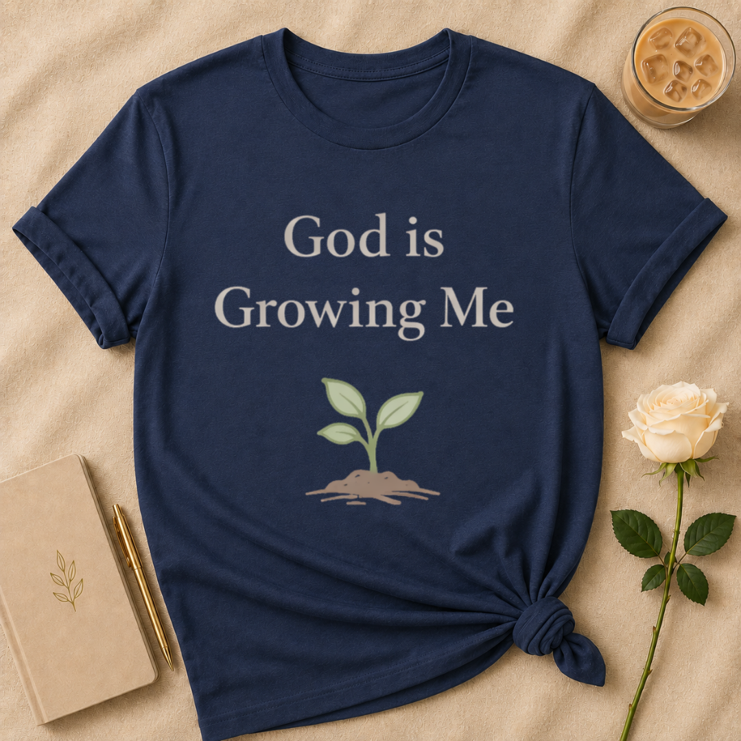 God is Growing Me T Shirt