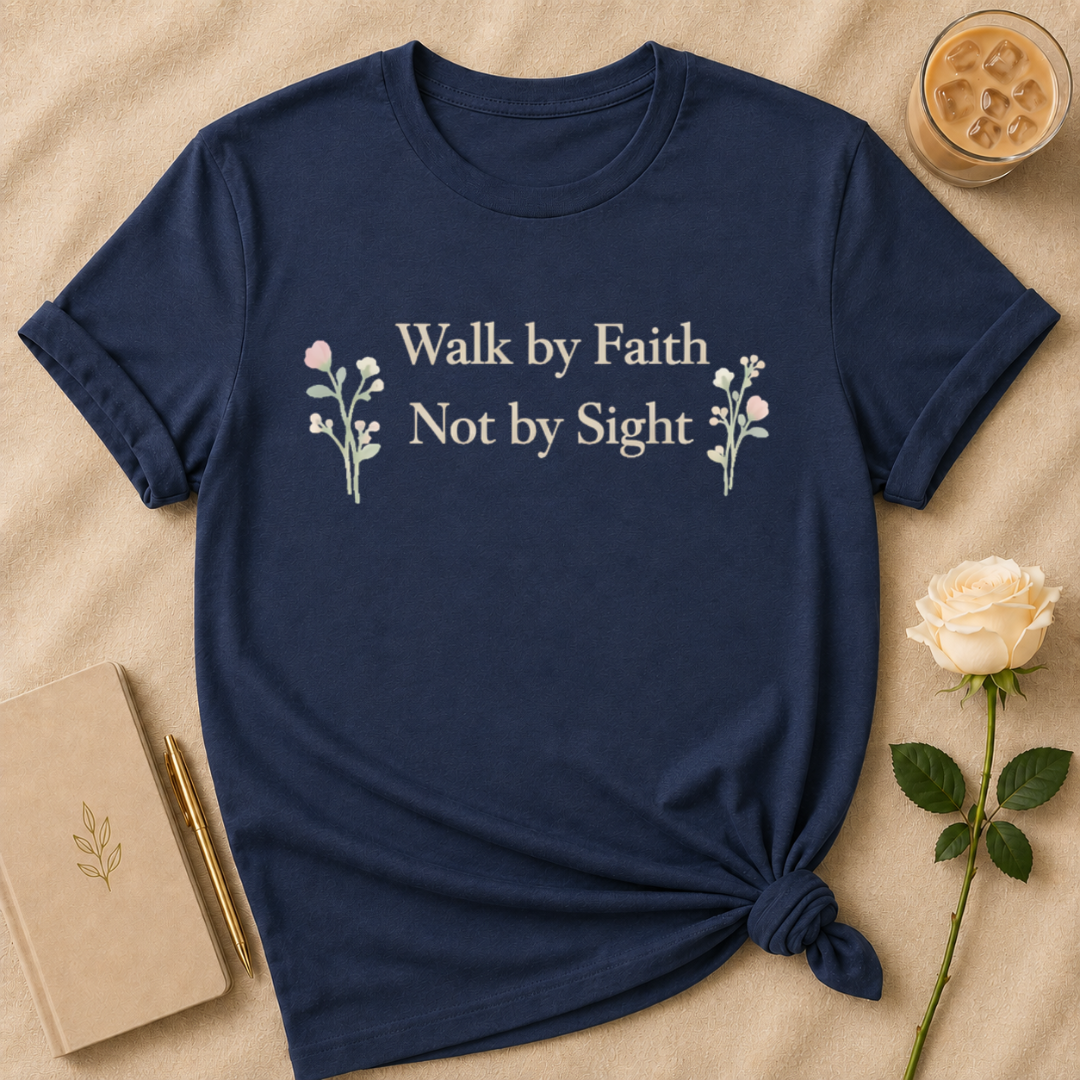Walk By Faith Not By Sight T Shirt