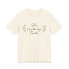 She Walks By Faith T Shirt