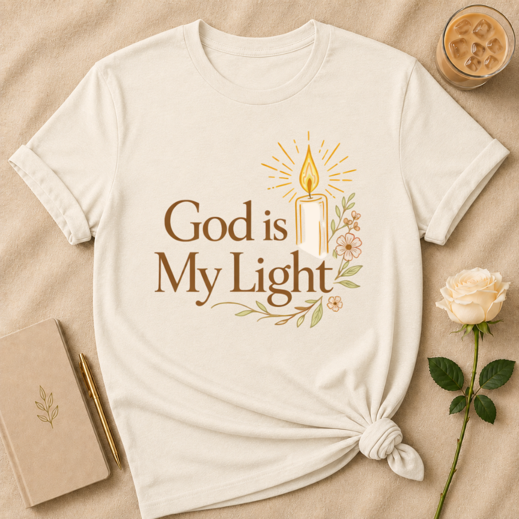 God is my light T Shirt