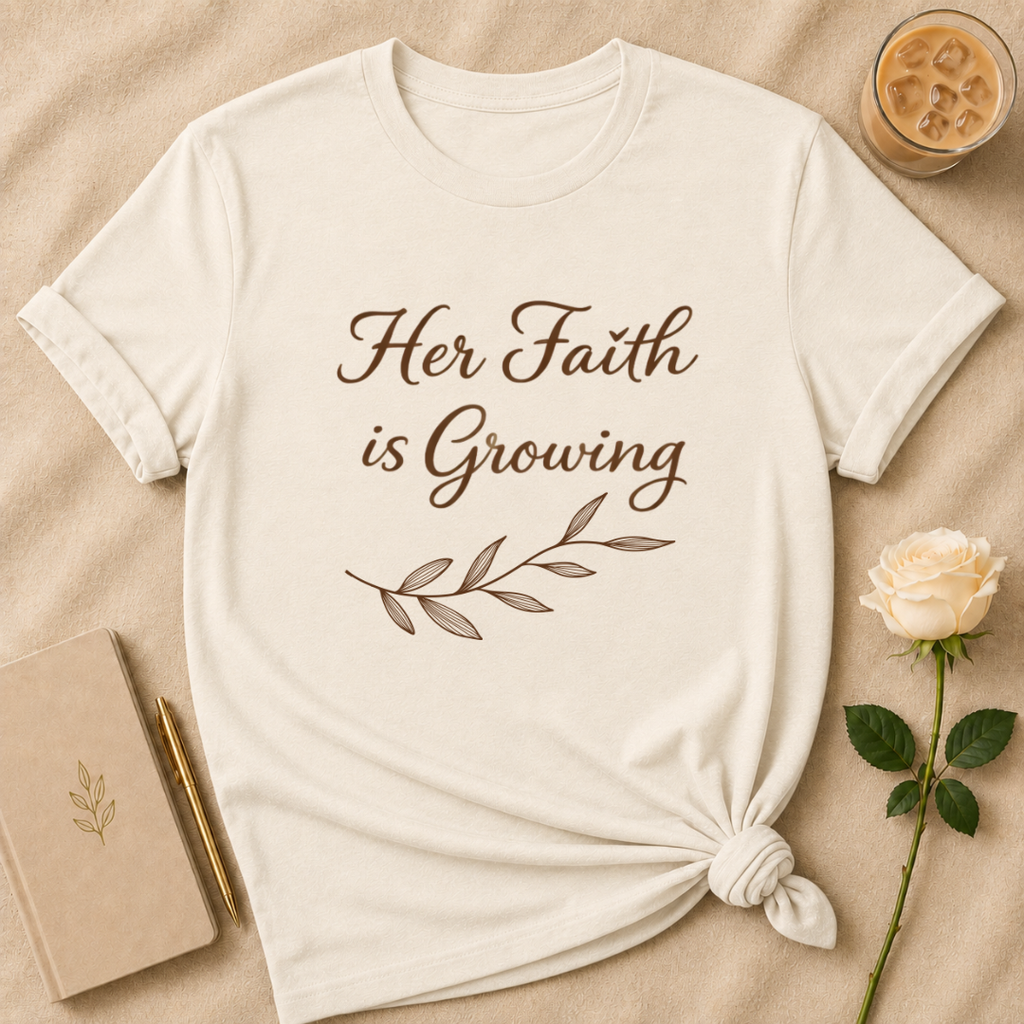 Her Faith Is Growing T Shirt