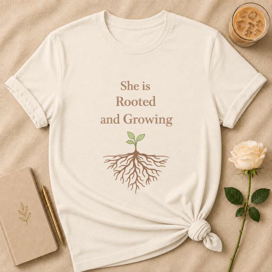 She Is Rooted and Growing T Shirt