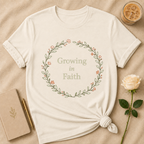 Growing in Faith T Shirt
