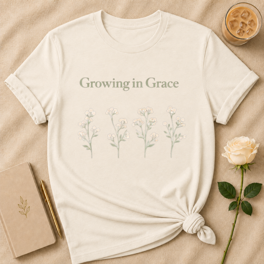 Growing in Grace T Shirt
