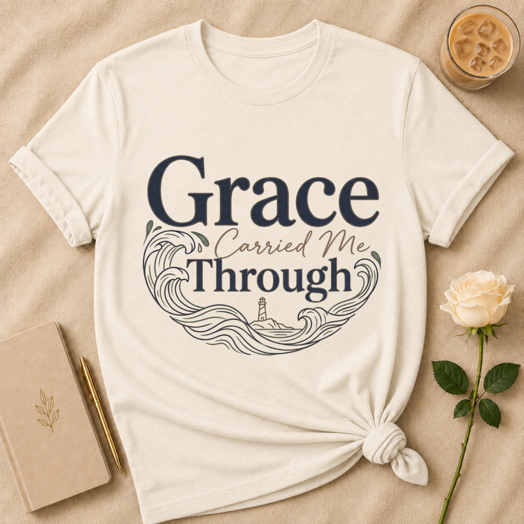 Grace Carried Me Through T Shirt