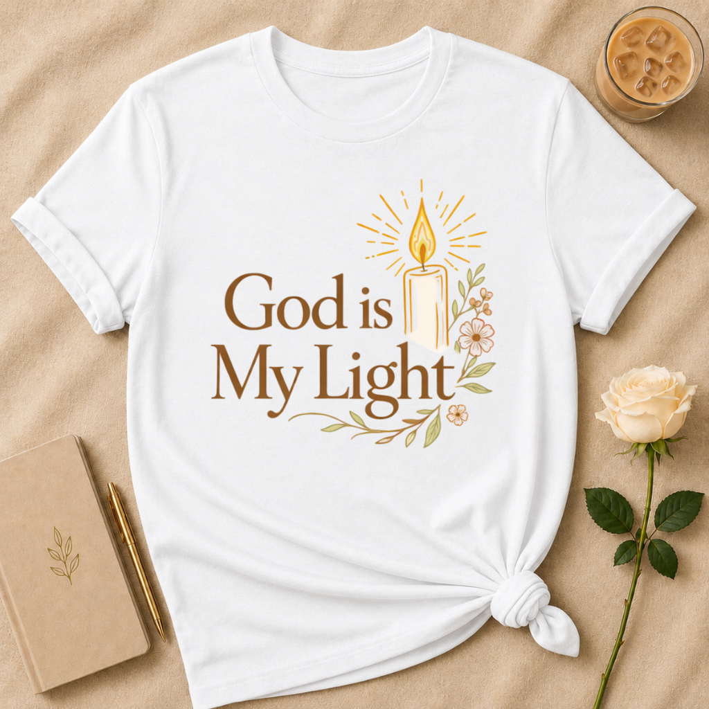 God is my light T Shirt