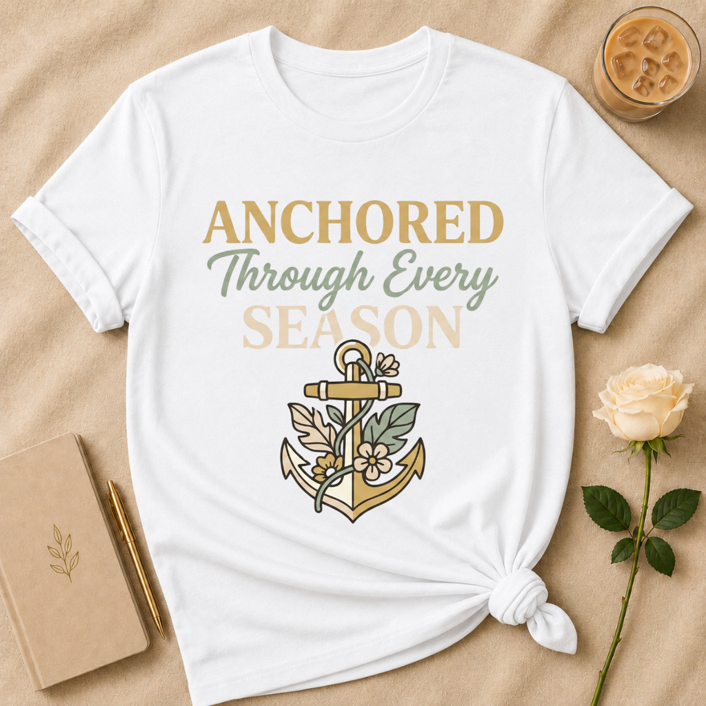 Anchored Through Every Season T Shirt