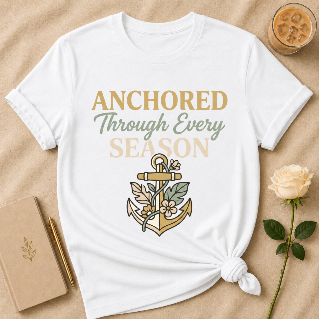Anchored Through Every Season T Shirt