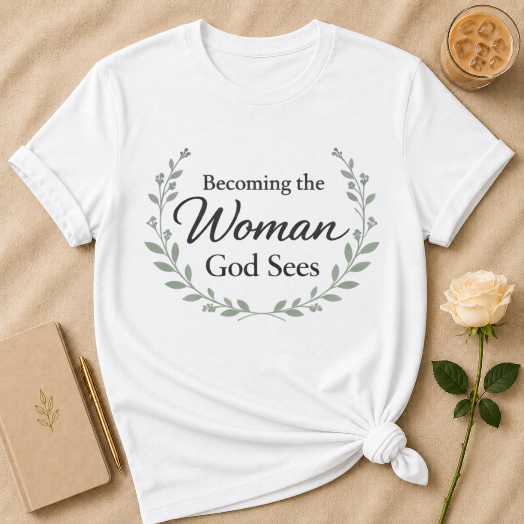 Becoming the Woman God Sees T Shirt