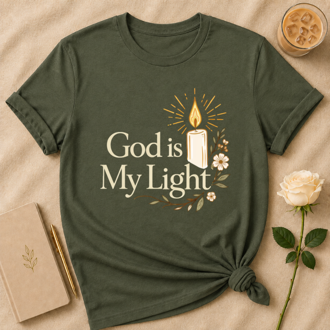 God is my light T Shirt