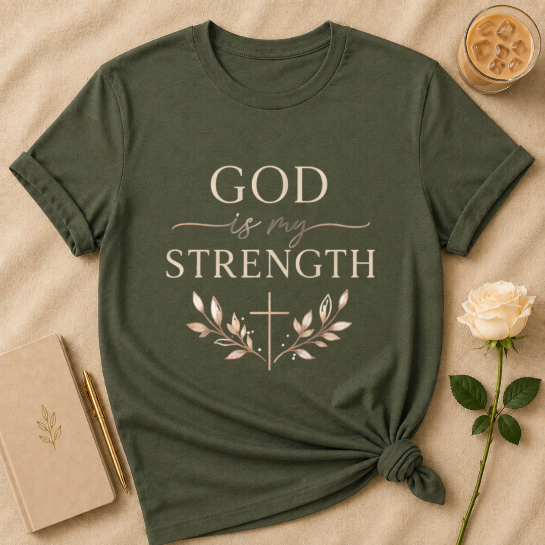 God Is My Strength T Shirt