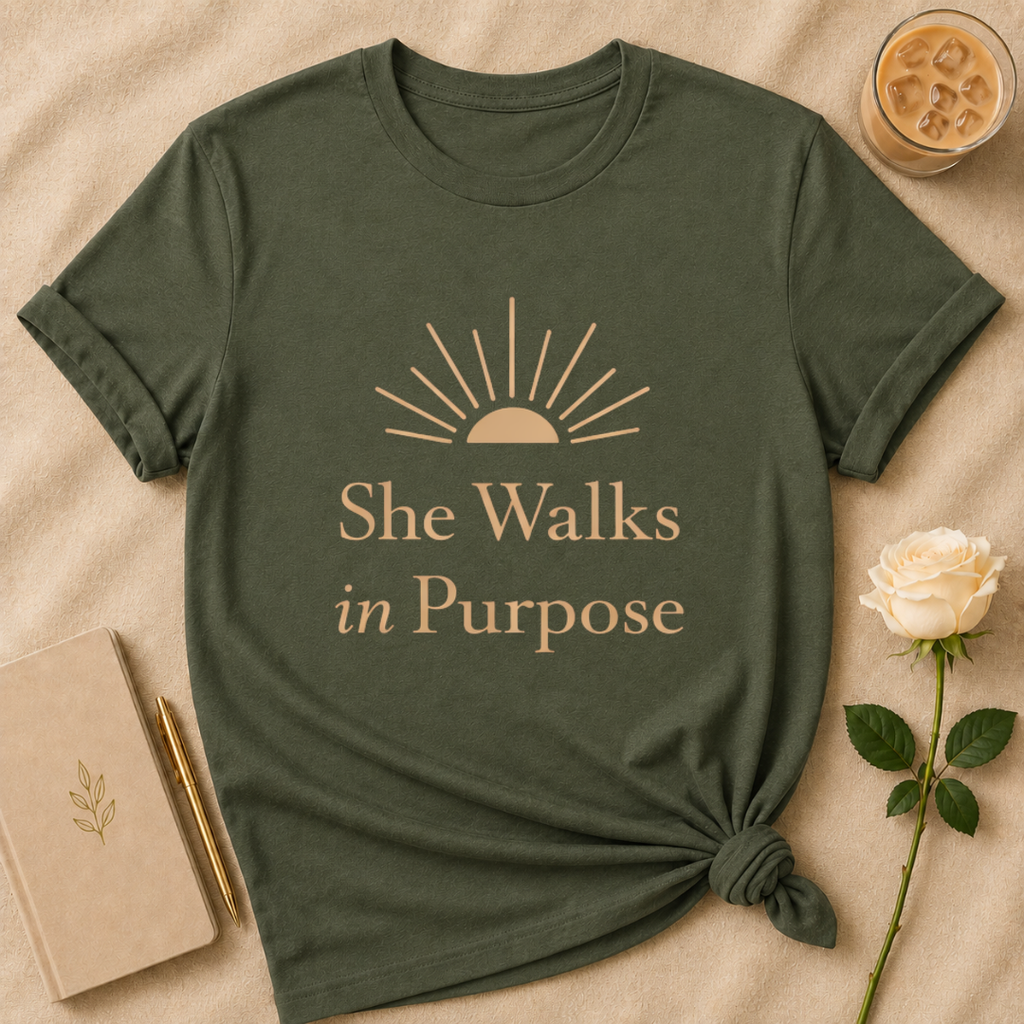 She Walks In Purpose T Shirt