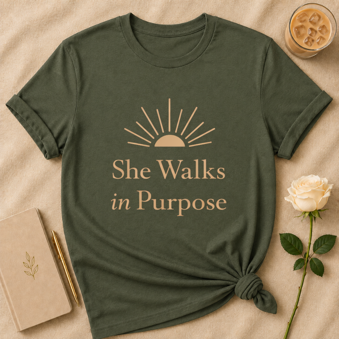 She Walks In Purpose T Shirt