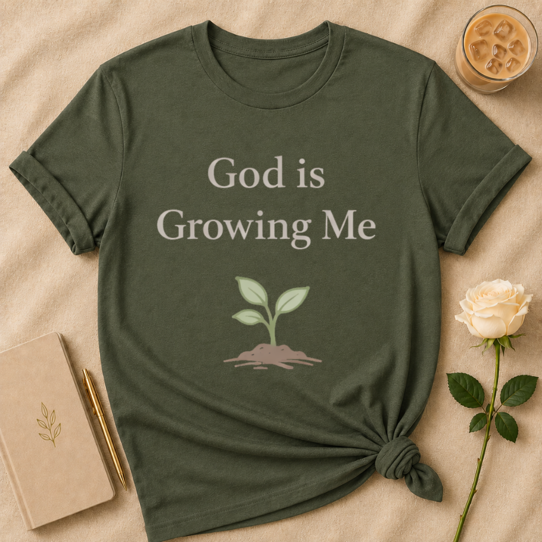 God is Growing Me T Shirt
