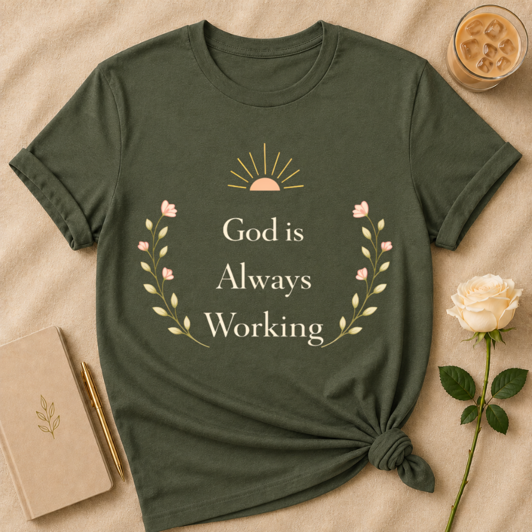 God Is Always Working T Shirt