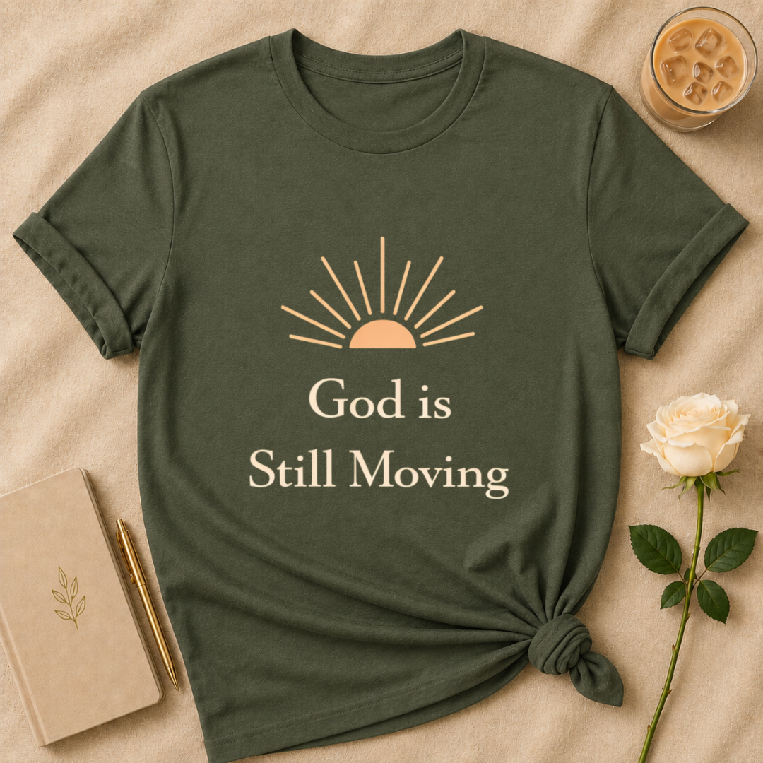 God is Still Moving T Shirt