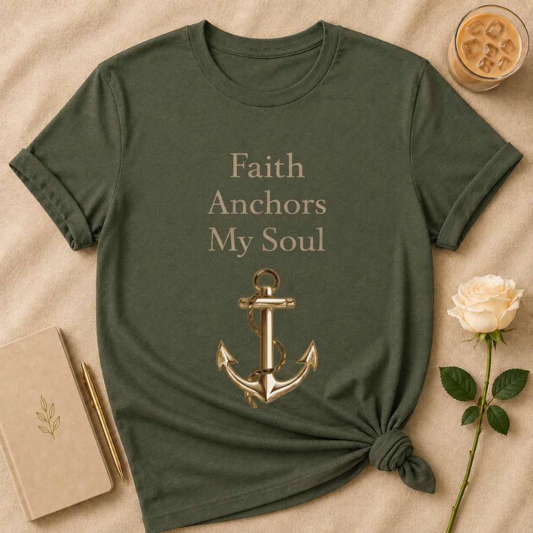 Faith Anchors My Soul T Shirt