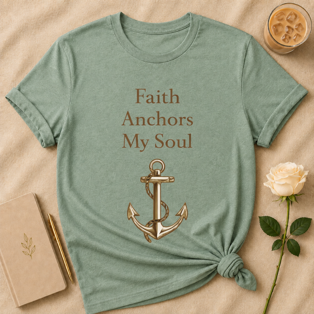 Faith Anchors My Soul T Shirt