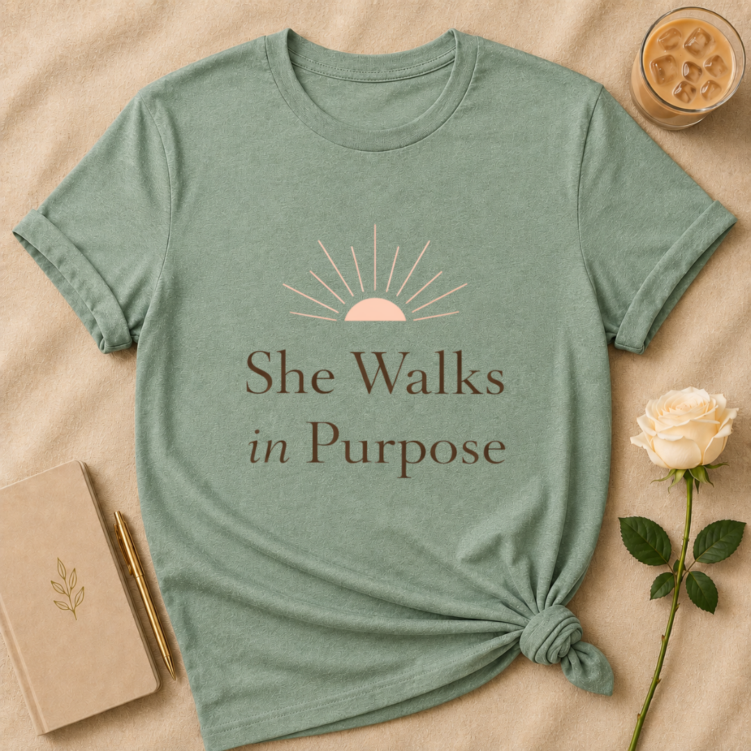 She Walks In Purpose T Shirt