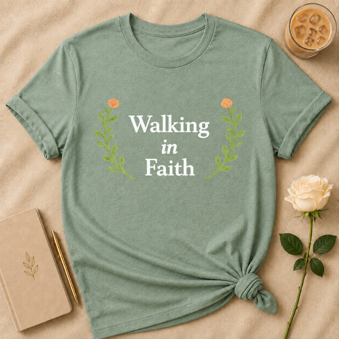 Walking In Faith T Shirt