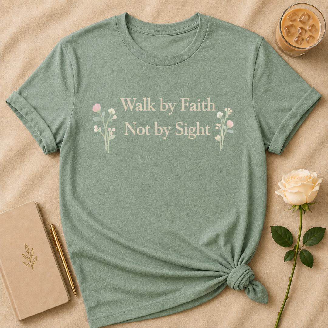 Walk By Faith Not By Sight T Shirt