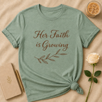 Her Faith Is Growing T Shirt