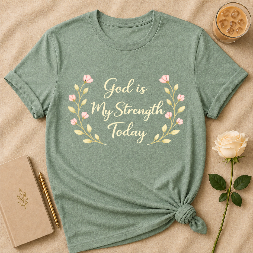 God is my strength today T Shirt