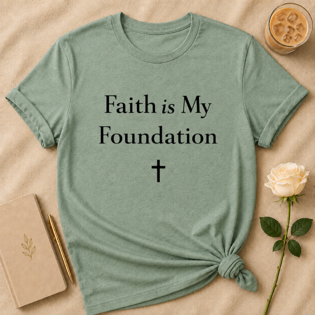 Faith Is My Foundation T Shirt
