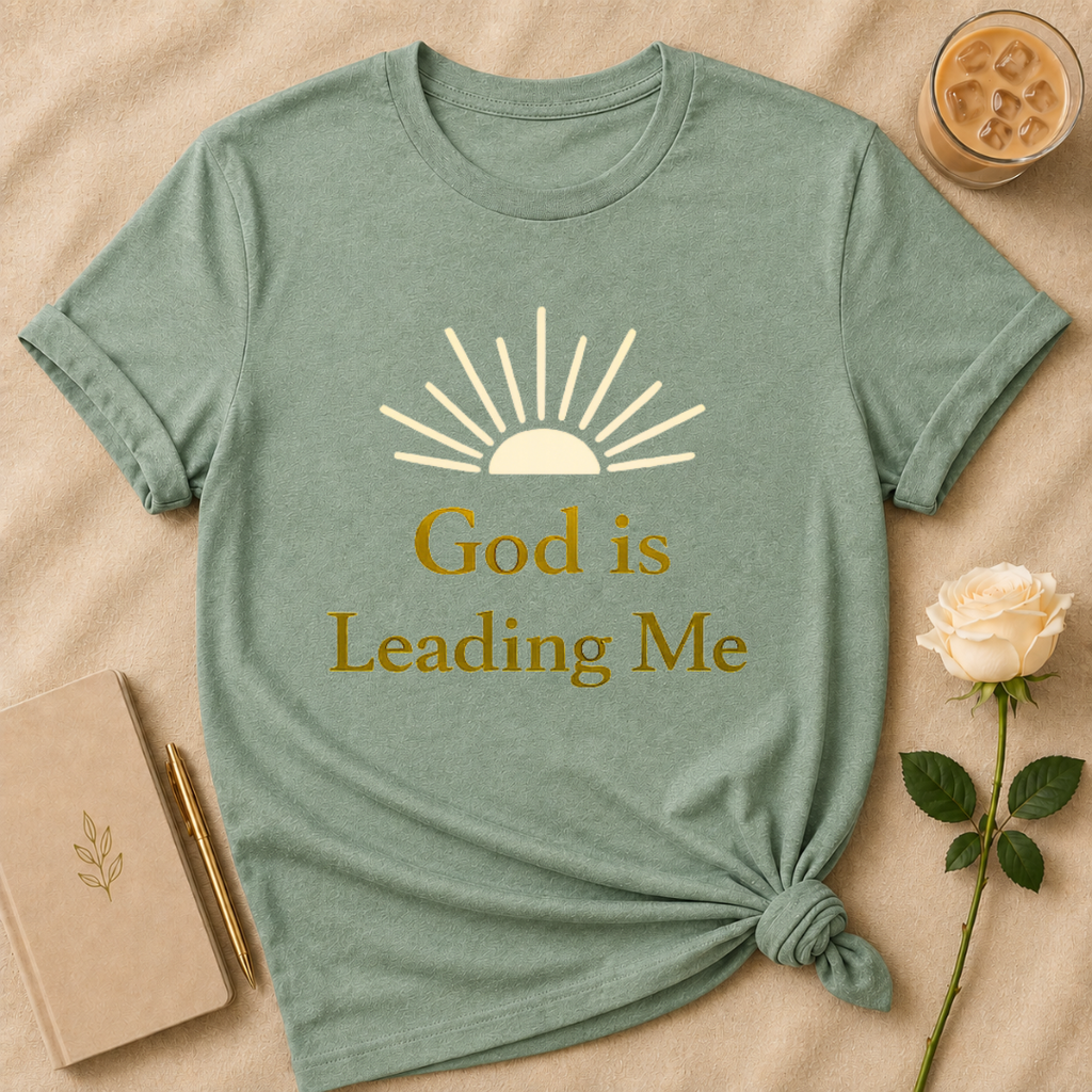 God Is Leading Me T Shirt