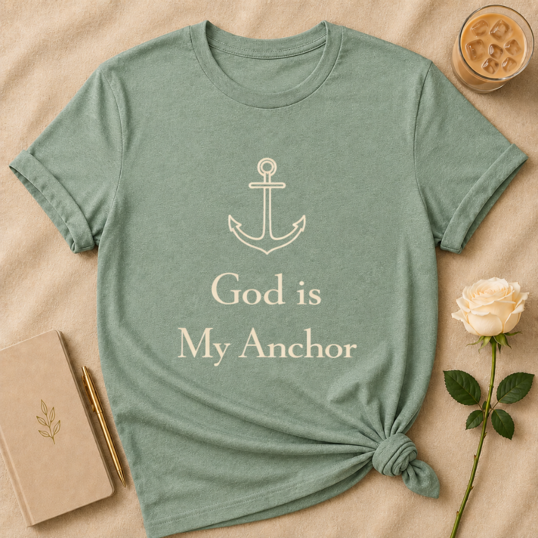 God is my Anchor T Shirt