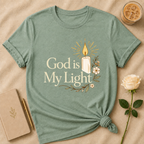 God is my light T Shirt