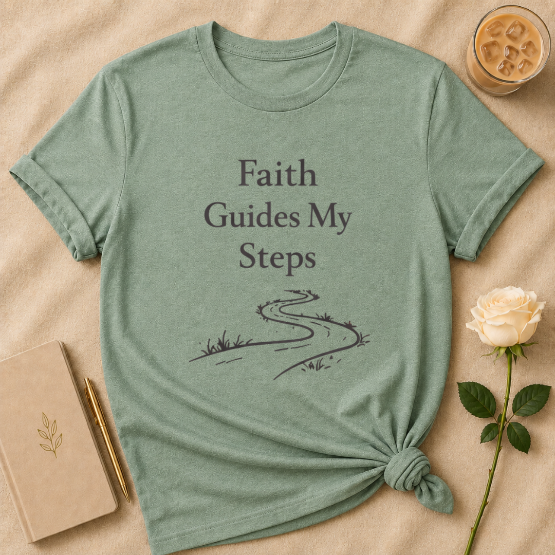 Faith Guides My Steps T Shirt