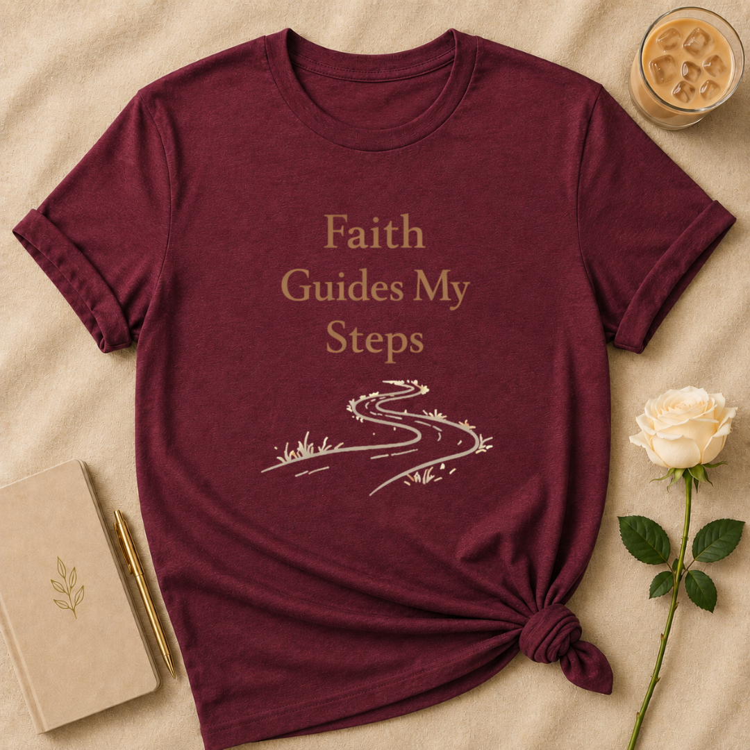 Faith Guides My Steps T Shirt
