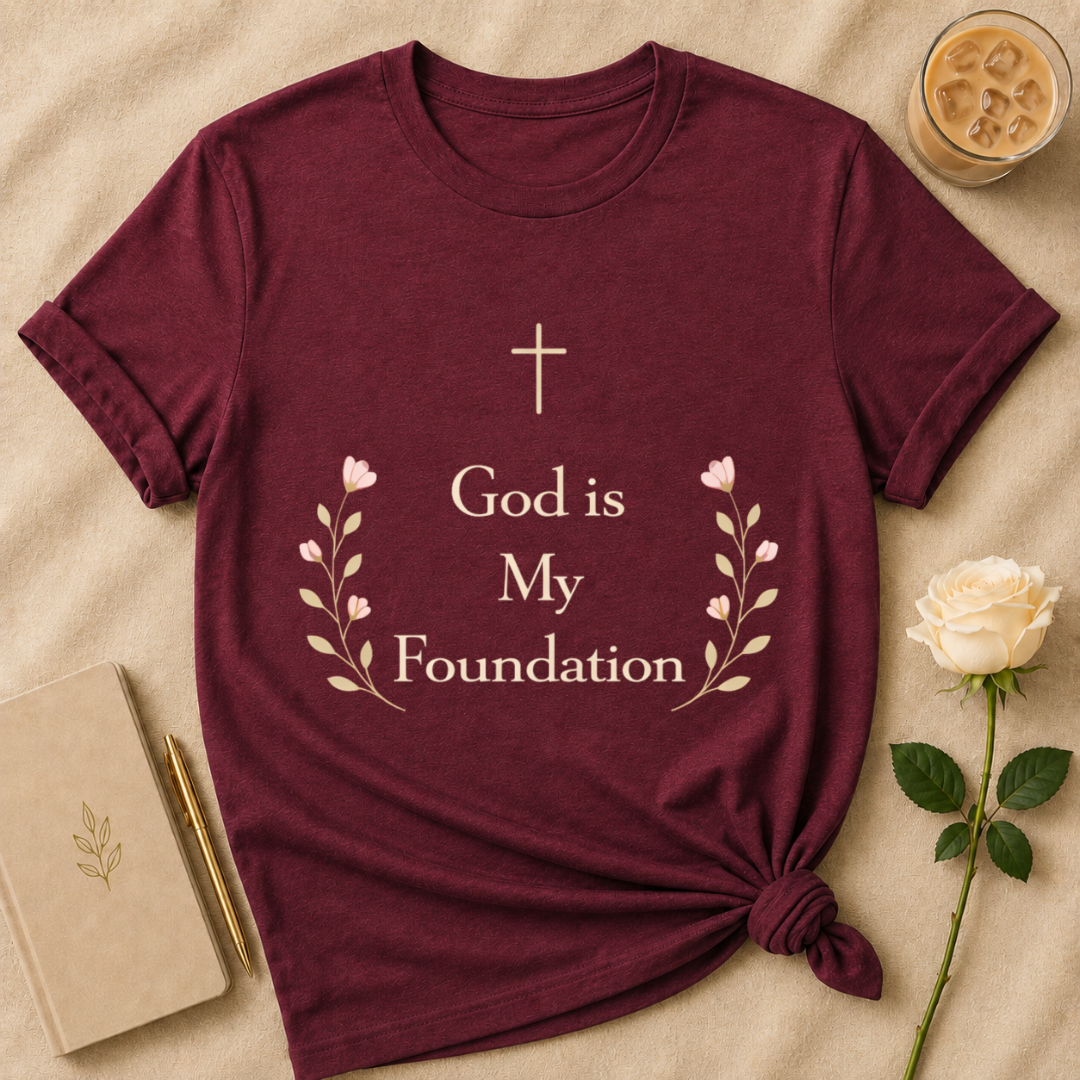 God is my Foundation T Shirt