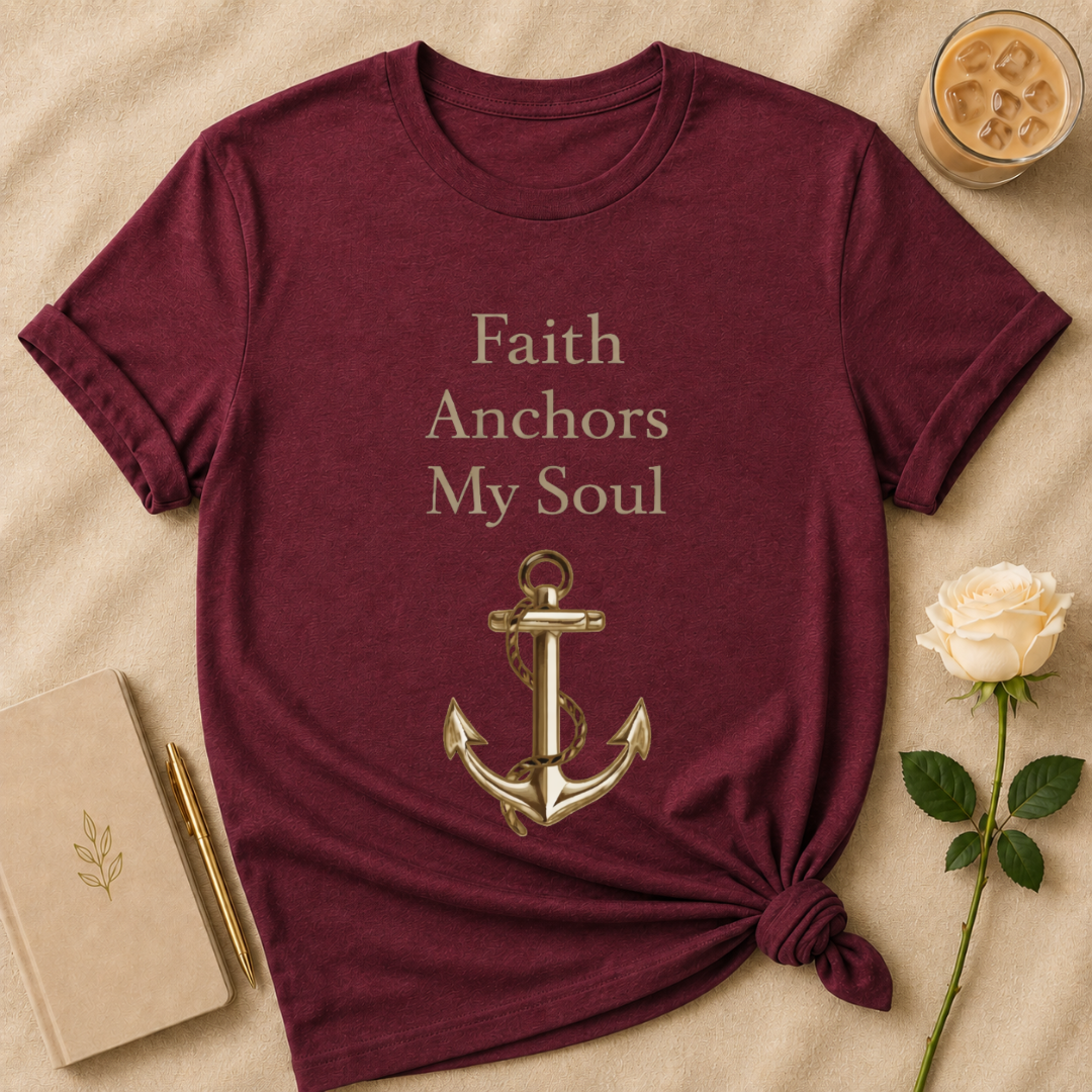 Faith Anchors My Soul T Shirt