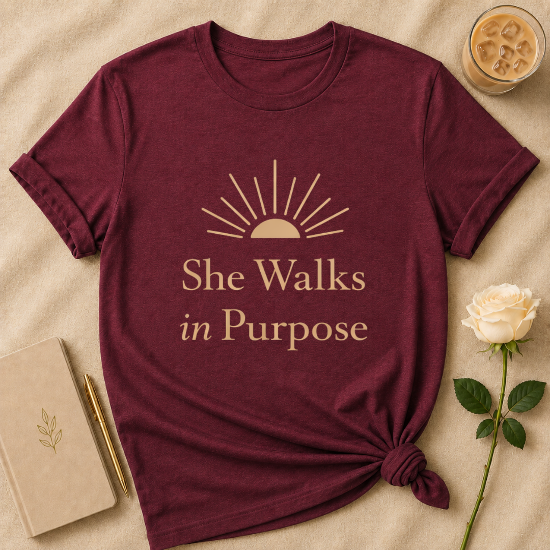 She Walks In Purpose T Shirt
