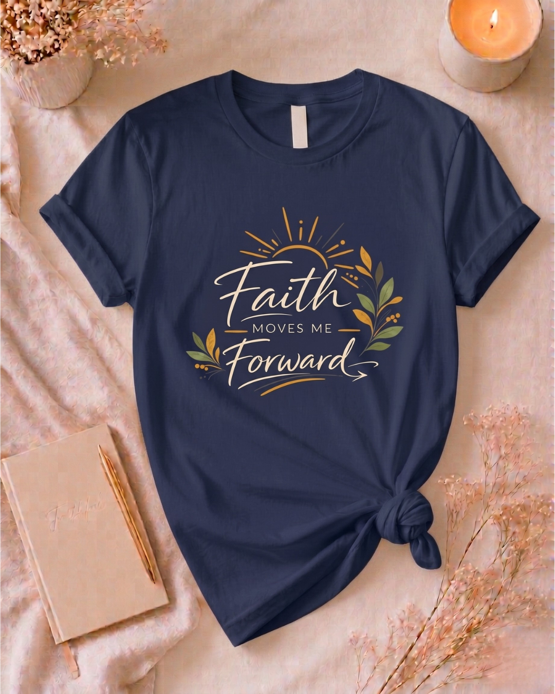 Faith Moves Me Forward T Shirt
