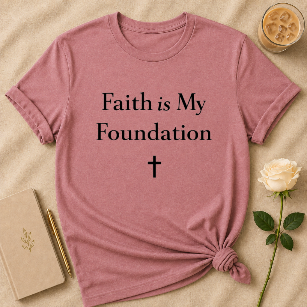Faith Is My Foundation T Shirt
