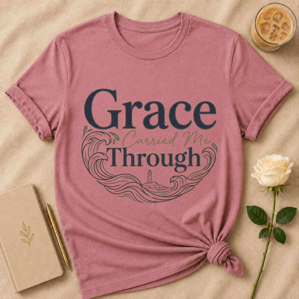 Grace Carried Me Through T Shirt