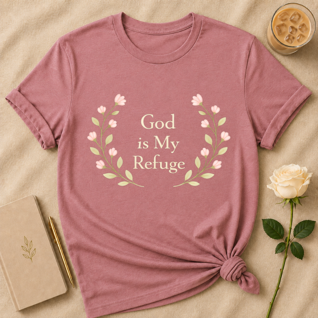 God Is My Refuge T Shirt