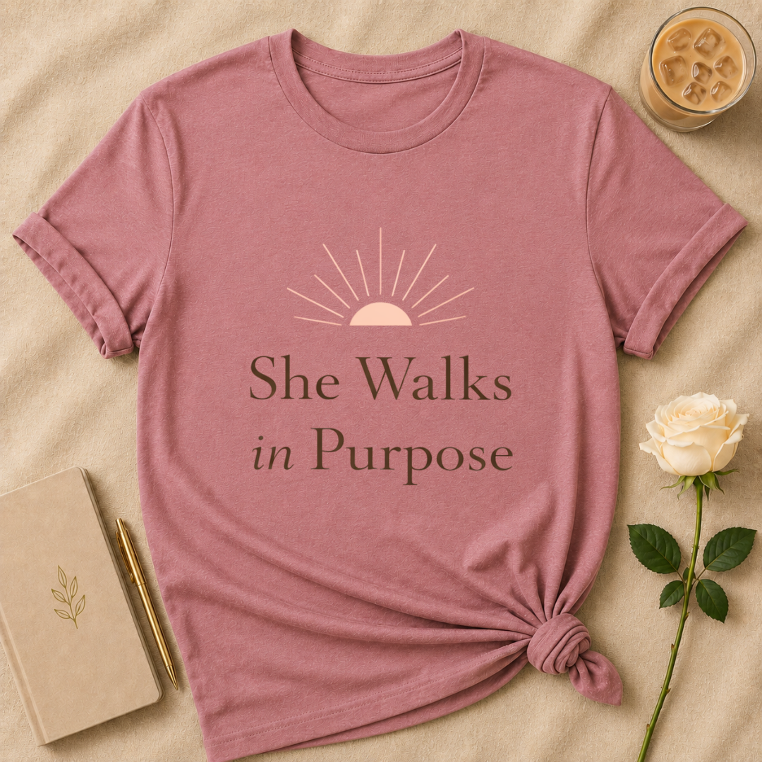 She Walks In Purpose T Shirt