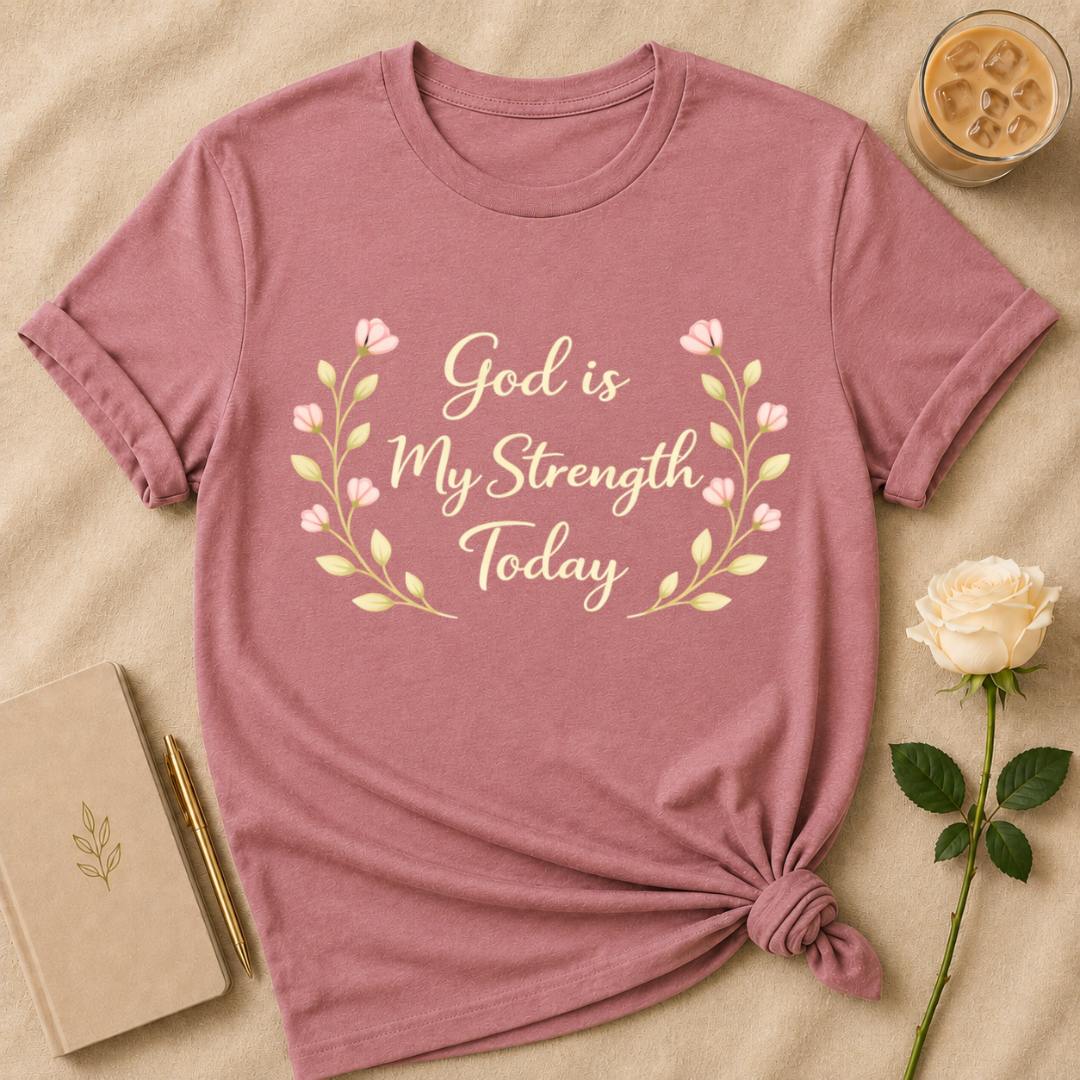 God is my strength today T Shirt